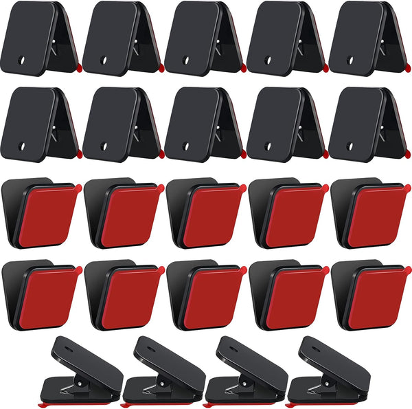 Self Adhesive Clips, Wall Clips, Shower Curtain Clips, Double-Sided Adhesive Spring Clips for Teachers, Poster Home