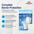 Pack 100 Count (10 10-Packs) Rockland Guard Disposable Toilet Seat Covers - Flushable Paper Travel - Resealable