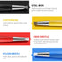 8 Pieces Pen Style Scratch Brush Set with Steel, Brass, Fiberglass, Nylon Tips for Jewelry, Watch, Coin, and Auto Body