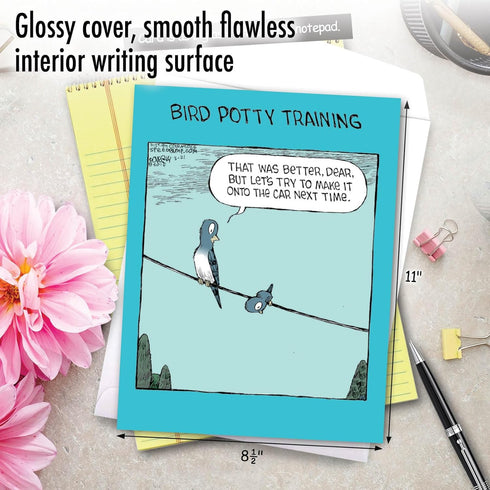 NobleWorks Funny Mother's Day Greeting Card, Jumbo Comic, Cartoon Humor for Mom, 8.5 x 11 Inch