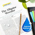 MIUTME 500 Pcs Transparent Sticky Notes, White Clear Sticky Notes, Waterproof Self-Stick Note Pads 3x3 Inch