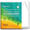 Printable Permanent Vinyl Paper, 20 Sticker Sheets for Printer, Matte White Waterproof, Thick Tear-Resistant