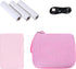 khanka Hard Travel Case for Phomemo M04S Portable Thermal Printer, Bluetooth Label Printer (Pink)