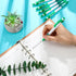 Mental Health Awareness Retractable Pen, Green Ribbon, Black Ink Ballpoint Pen Bulk for Charity Volunteers