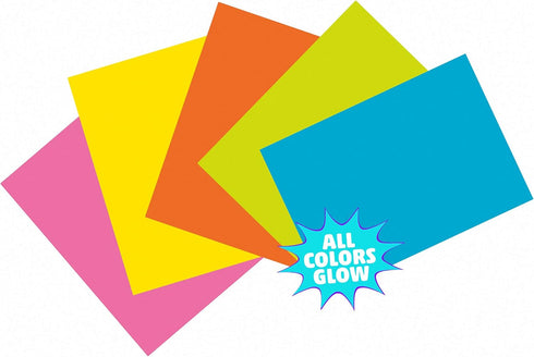 Pacon PAC1721 Index Cards, 4" x 6", Unruled, 5 Bright Colors, Pack of 100