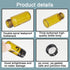 10ml Amber Glass Bottles for Essential Oils, Chemistry Lab Chemicals, Colognes & Perfumes (10 Pieces)