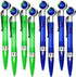 Maydahui 30 Pcs Cute Earth Pens, Retractable Globe Spins Pens for Student Office and School Supplies