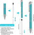 Snarky Office Pens, Funny Ballpoint Pens with Complaining Quotes, Work Sucks Pen, Black Ink, 20 Pieces