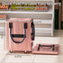 Chpbolly Rolling Shopping Tote Bag with Wheels Collapsible Hand-Pulled Trolley Reusable Grocery Bag Foldable Portable