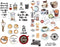 Love Coffee Time Precut Anti-UV Waterproof Notebook Planner Stickers for Scrapbooking (PK012)
