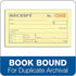 TOPS Money Receipt Book, 2-Part, Carbonless, White and Canary, 50 Sheets, 2 5/8 x 5 3/8 Inches (46820)