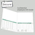 Employee File Folders (25 Pack), 9.5 x 11.5 Inch, 2 Internal Slots, Confidential & Secure, Easy to Organize