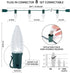 C9 50 50+2(Spare) Bulbs Christmas String Lights Outdoor Feet Led Christmas Lights, Strawberry Connectable UL Certified