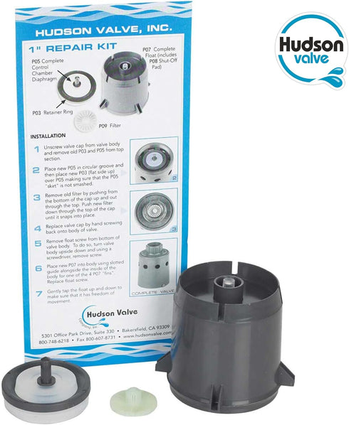 Anti Siphon Repair Kit for 1" Hudson Float Valve, 718K3, Pool Float Repair Kit