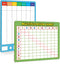 Dry Erase Multiplication Board 9" x 12", Double-Sided Chart for Kids Classroom Home
