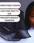 Maskee - Beauty Hood Pink Makeup Protector Hood, Protects Hair and Make Up While Getting Dressed Breathable