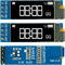 WWZMDiB 3 Pcs 0.91 OLED Display Screen with I2C IIC SSD1306 Compatible with