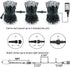 Taoushuleng 66FT 200LED 8 String Lights, Purple Halloween Lighting with Modes, Indoor Outdoor Decorative Fairy Light