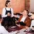PATIKIL 4.25x11 Inch Leather Menu Covers for Restaurant, Menu Holder Single View Menus Folder Book for Restaurant Cafe