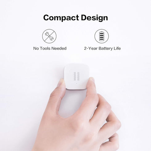Aqara Vibration Sensor, Requires Aqara Hub, Wireless Mini Glass Break Detector for Smart Home Automation
