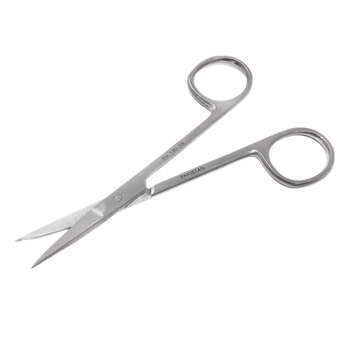 Cynamed Iris Micro Dissecting Precision Lab Scissors, Fine Point Straight - Pack of 3