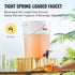 5 VEVOR Beverage Dispenser, Gallon Drink Dispensers for Parties, Plastic Juice Dispenser with Spigot and Lid, Iced Tea