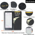 WFD.L Restaurant Check Presenter Leather Guest Order Server Book Organzier with Money Pocket Card Bill Holder Checkbook