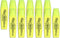 M&G Yellow Highlighter, 12 Pack, No Bleed Highlighters, Neon Thick Cute Markers for Books