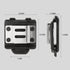 Tape Measure Holster with 4 Drill Clip, Tool Belt Hook, Free Your Hands with Tape Measure Holder