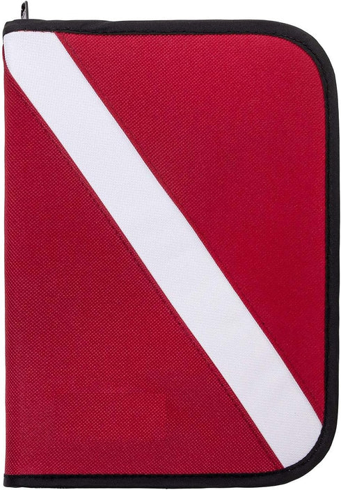 Trident Scuba Log Binder with Red Dive Flag