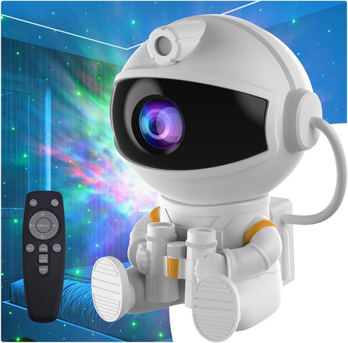 Space Future captain Astronaut Galaxy Night Light Projector for Bedroom - Star Lights Ceiling Projector