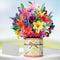 Tidponra Paper Flower Pop Up Cards, Lilies Flower Bouquet Card Popup 3D Greeting