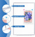 TRIPOLLO Whiteboard Dry Erase Board, 36 x 24 inches, Magnetic, Aluminum Frame, Hanging Marker Board
