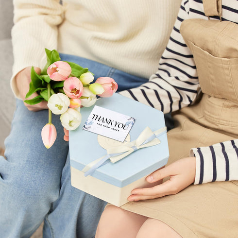 Eruinfang 50 Pack Thank You Cards blank Thank You Card Thank You Notes Small Appreciation Cards Mini Thanks Greeting