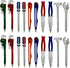 Maydahui 20PCS Novelty Shape Hardware Hand Tool Pens Black Ink Ballpoint Pipe Wrench Pincer Pliers Art Knife