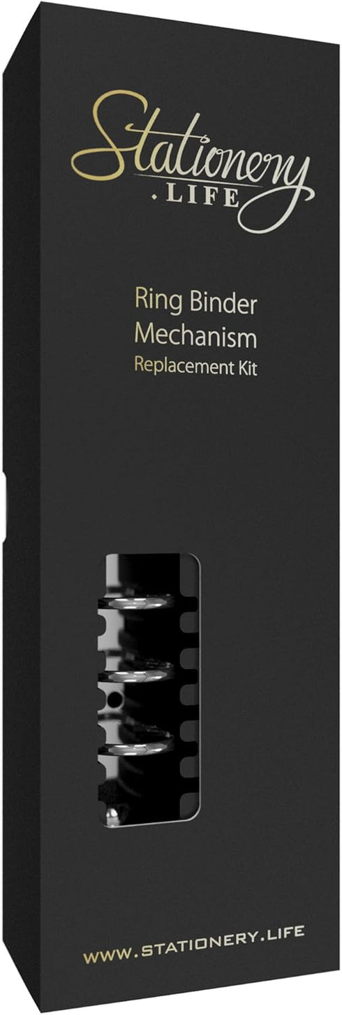 Stationery.Life Ring Binder Mechanism Replacement Kit for Personal Organizers Planners 6 Rings (Silver, Personal) by Discagenda