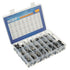 BOJACK 24Value 630pcs Aluminum Electrolytic Capacitor Assortment Box Kit Range 0.1uF-1000uF