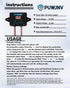 PUWJNV Power Wheel Battery Adapter Conversion Kit with Voltage Regulator Low Voltage Protector Fuse and Wire Terminals