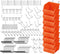 HORUSDY 150-Piece Pegboard Hooks Assortment with Pegboard Bins for Organizing Various Tools and Accessories