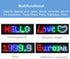 LED Name Badges, OUHL Upgraded Name Tag Cellphone Programmable Rechargeable Business Badges with Magnet Pin