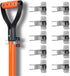 HORUSDY 10 Pack Spring Grip Mop and Broom Holder for Shovel, Rake,