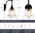 1-Light Kitchen(E26 Black Wall Light,Bathroom Wall Sconce Modern Sconce Light Indoor with Textured Glass