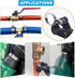 210pcs Single Ear Hose Clamp with Pincers Crimper Tool, 12 Size 6-36.1mm 304 Stainless Steel Assortment Kit
