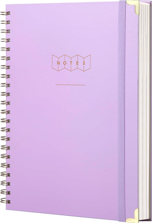 Yoment Spiral Notebook, 8.5 x 11 A4 Hardcover, College Ruled Journal, 100 GSM Paper for School and Office