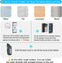 Adhesive Mount Compatible with Video Doorbell, No-Drill Mounting Bracket Cover Holder, Not Block Doorbell Sensor