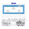 Hex Nuts Assortment Kit, 60Pcs M6-1 Hex Nuts with Flat Washers & Split Lock Washers, 304 Stainless Steel Hardware