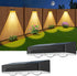 Solar Fence Lights Outdoor 2 Pack Waterproof High Brightness Upgraded 3 LED