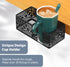 Desk Organizer Clip-on Cup Holder, Pencil Holder for Beverages & Phone Storage, Office Accessories