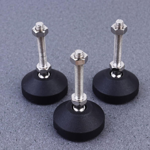 4pcs DOITOOL Furniture Support Height Adjustable Stand Swivel Accent Chair Metal Chairs Floor Couch Adjustable Table