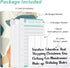Rnivvi Budget Binder with Zipper Envelopes, A6 Cash Envelopes for Budgeting, PU Leather Organizer